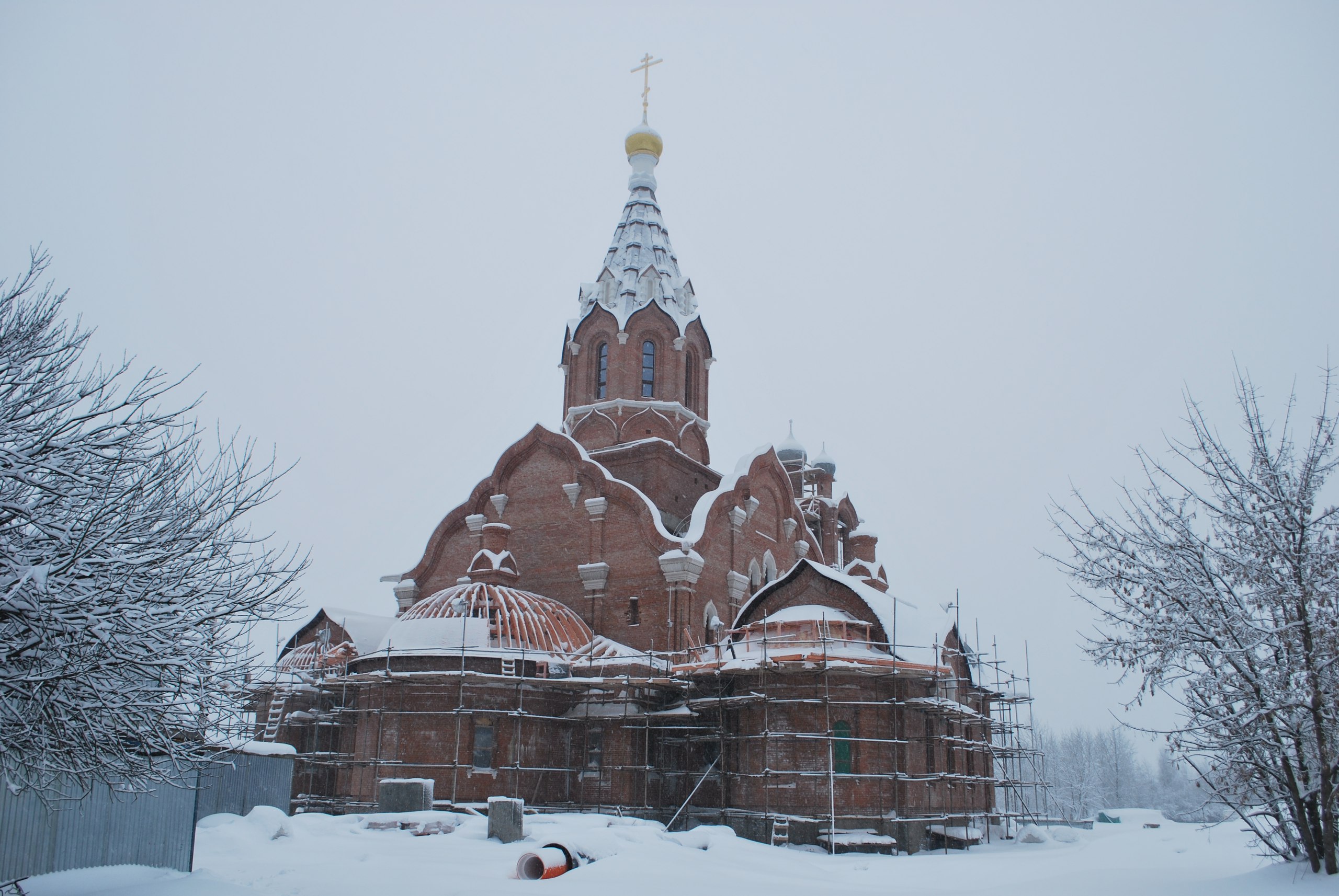 Установка куполов