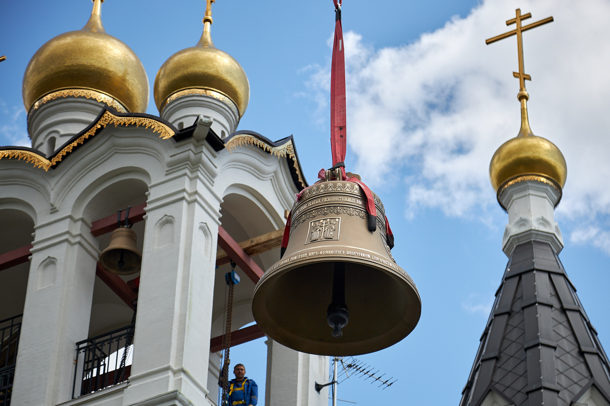 Установка колоколов