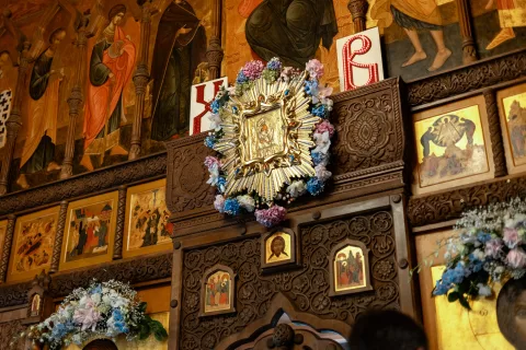 Приход храма Константина и Елены отметил престольный праздник Почаевского храма